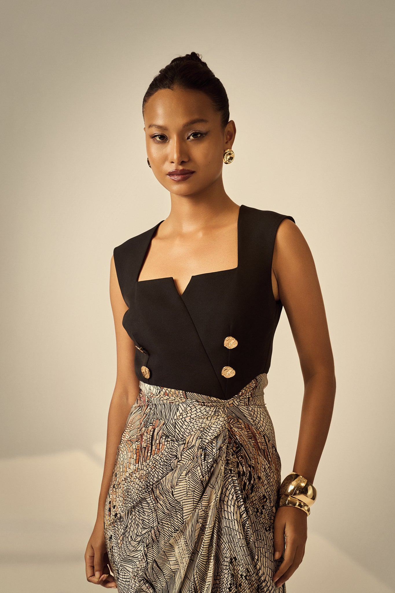 JETT DRAPE DRESS
