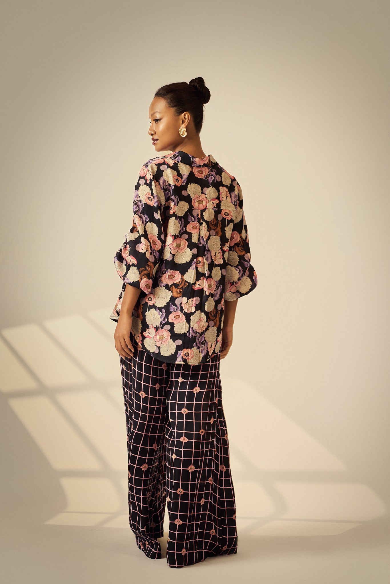 GRID BLOOM CO-ORD SET