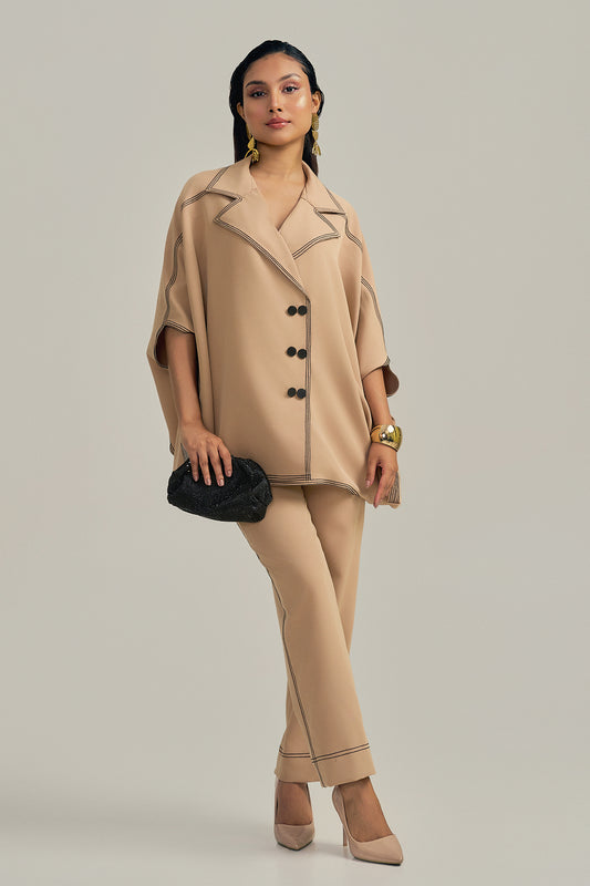 THE TAN STITCH CO-ORD SET