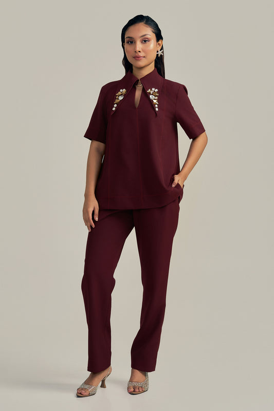 MERLOT EDGE CO-ORD SET