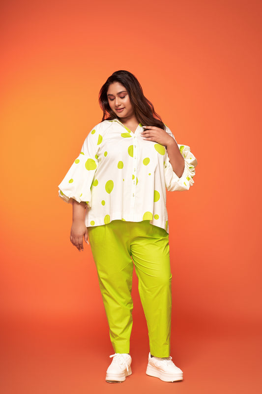 POLKAVERSE BELLOW SET WITH PANTS