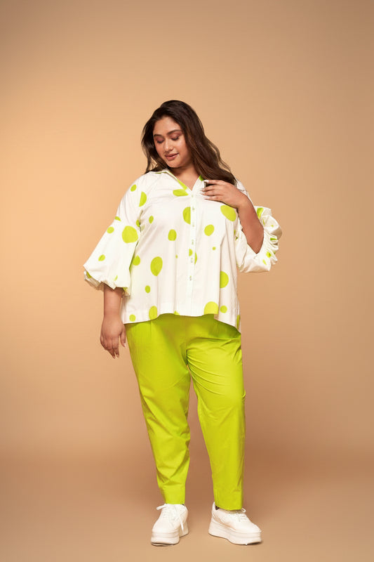 POLKAVERSE BELLOW SET WITH PANTS