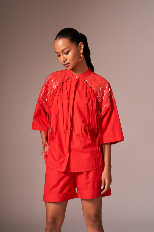 MADDER TASSEL SHIRT