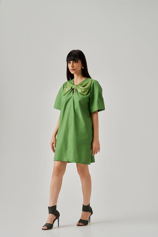 LUXE BOW DRESS