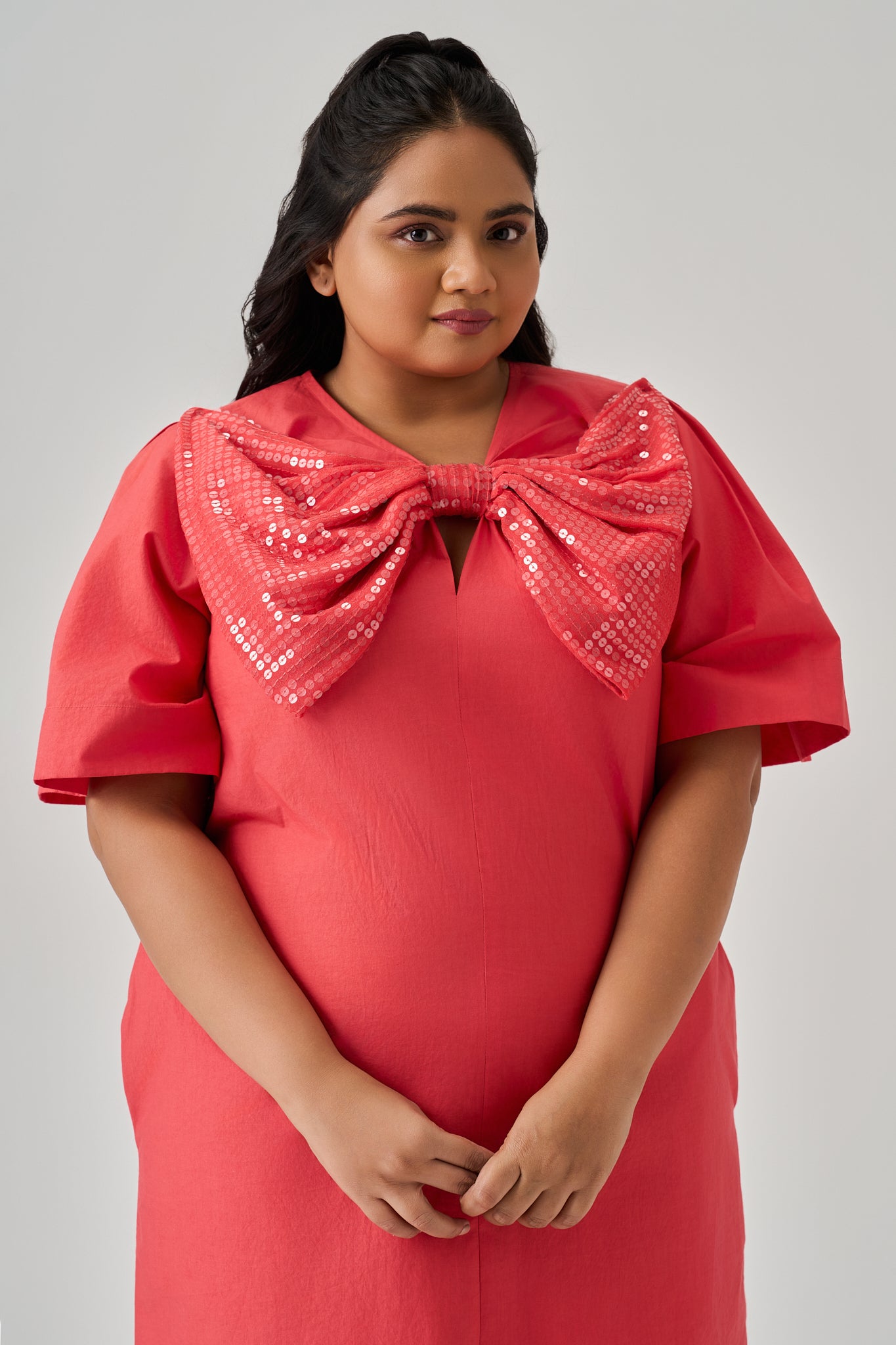 LUXE BOW DRESS