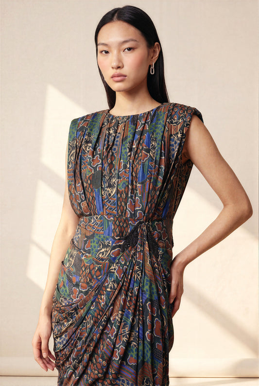 SIREN RUCHED DRESS