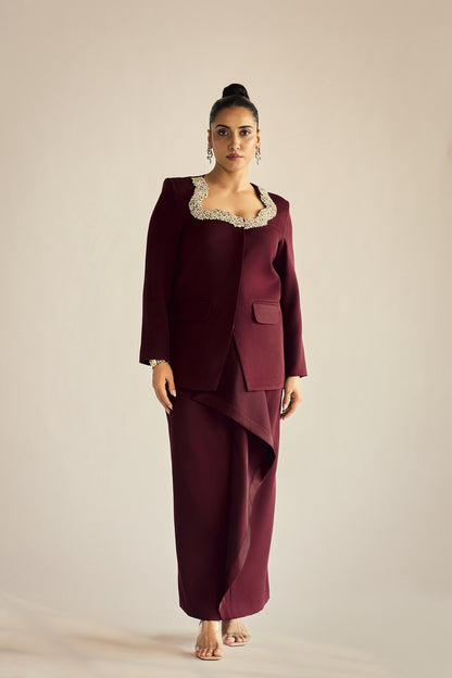 MIRAGE DRAPE SKIRT CO-ORD