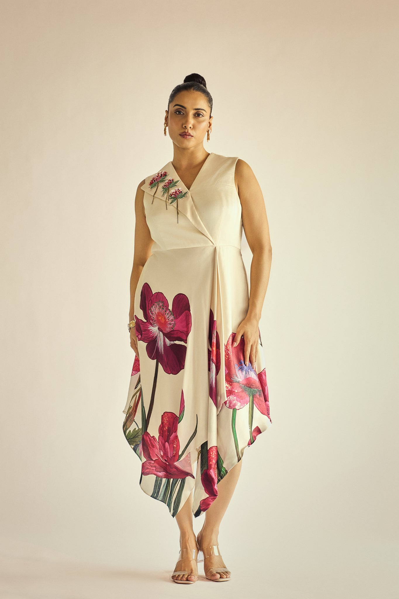 MAGNOLIA OVERLAP DRESS