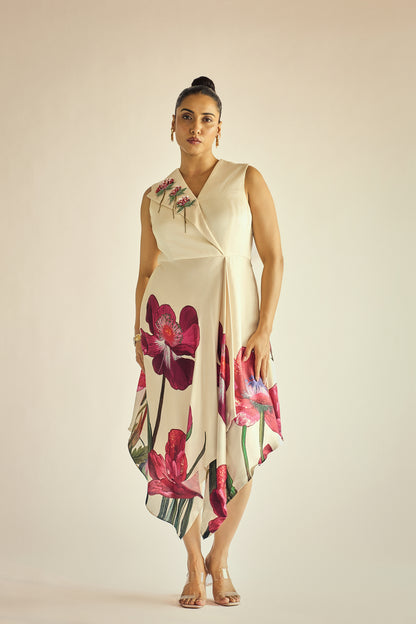 MAGNOLIA OVERLAP DRESS