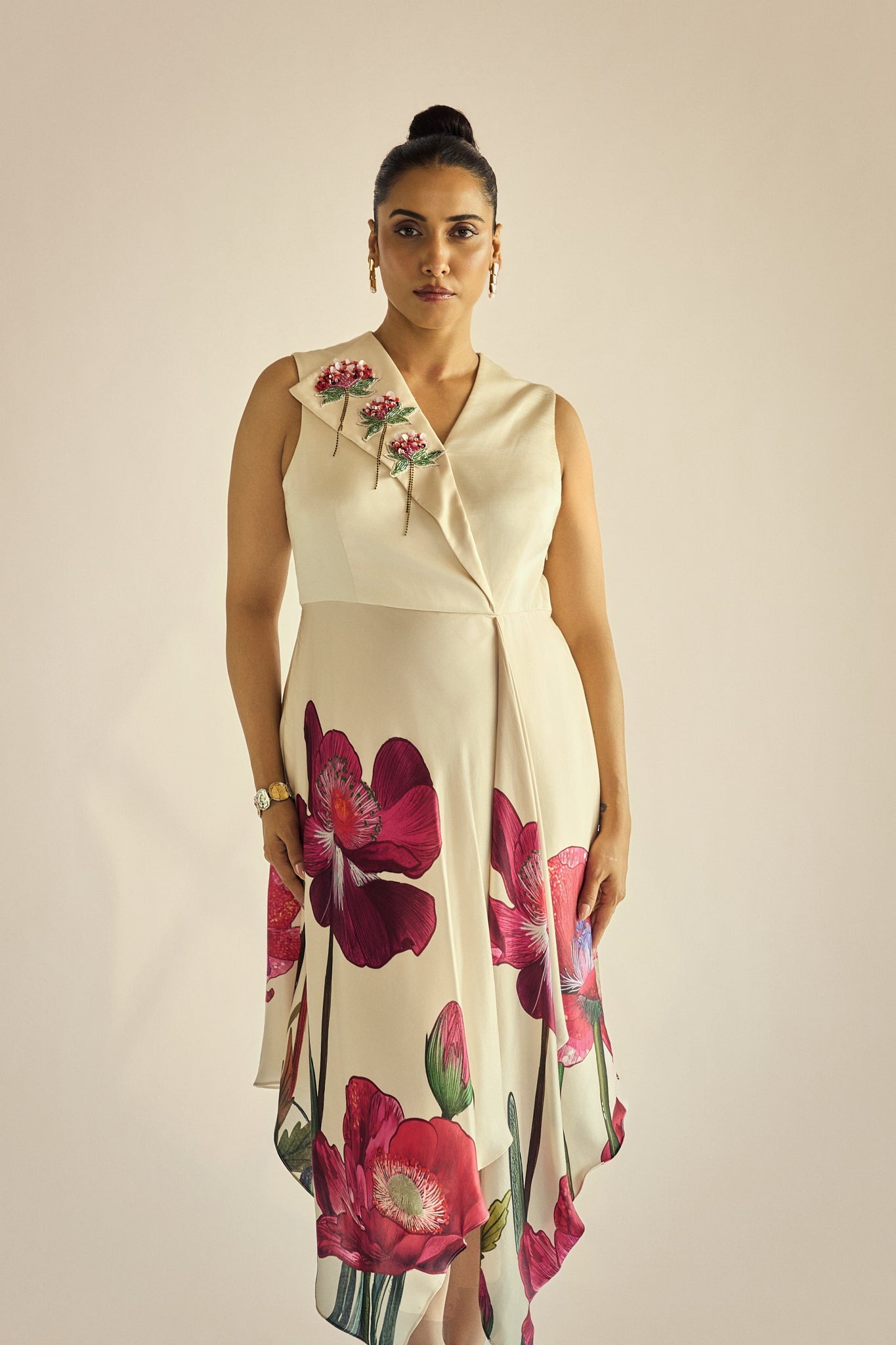 MAGNOLIA OVERLAP DRESS