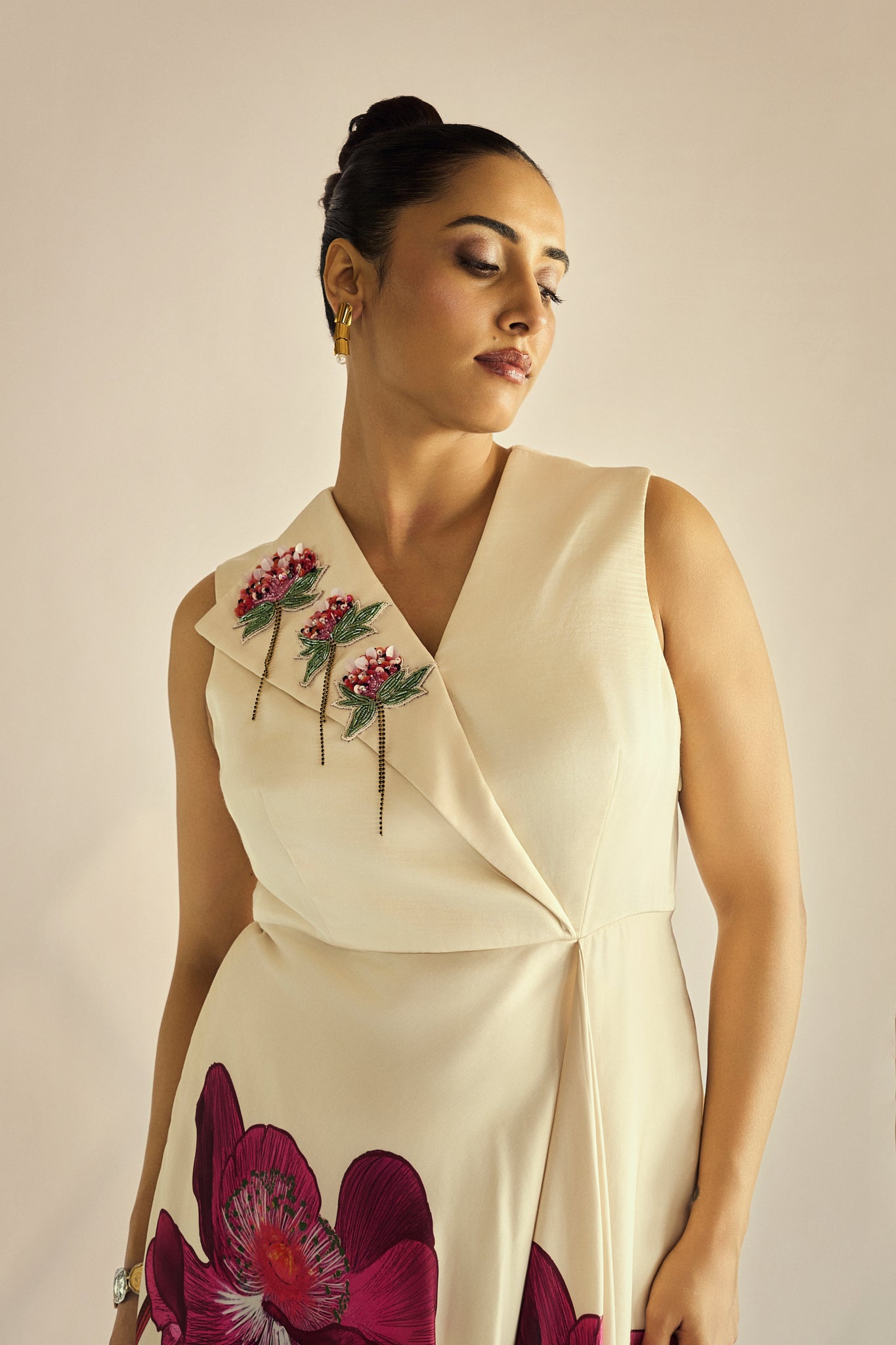 MAGNOLIA OVERLAP DRESS