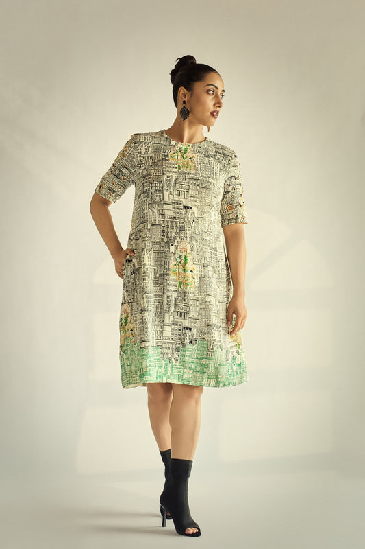 METRO MOSS DRESS