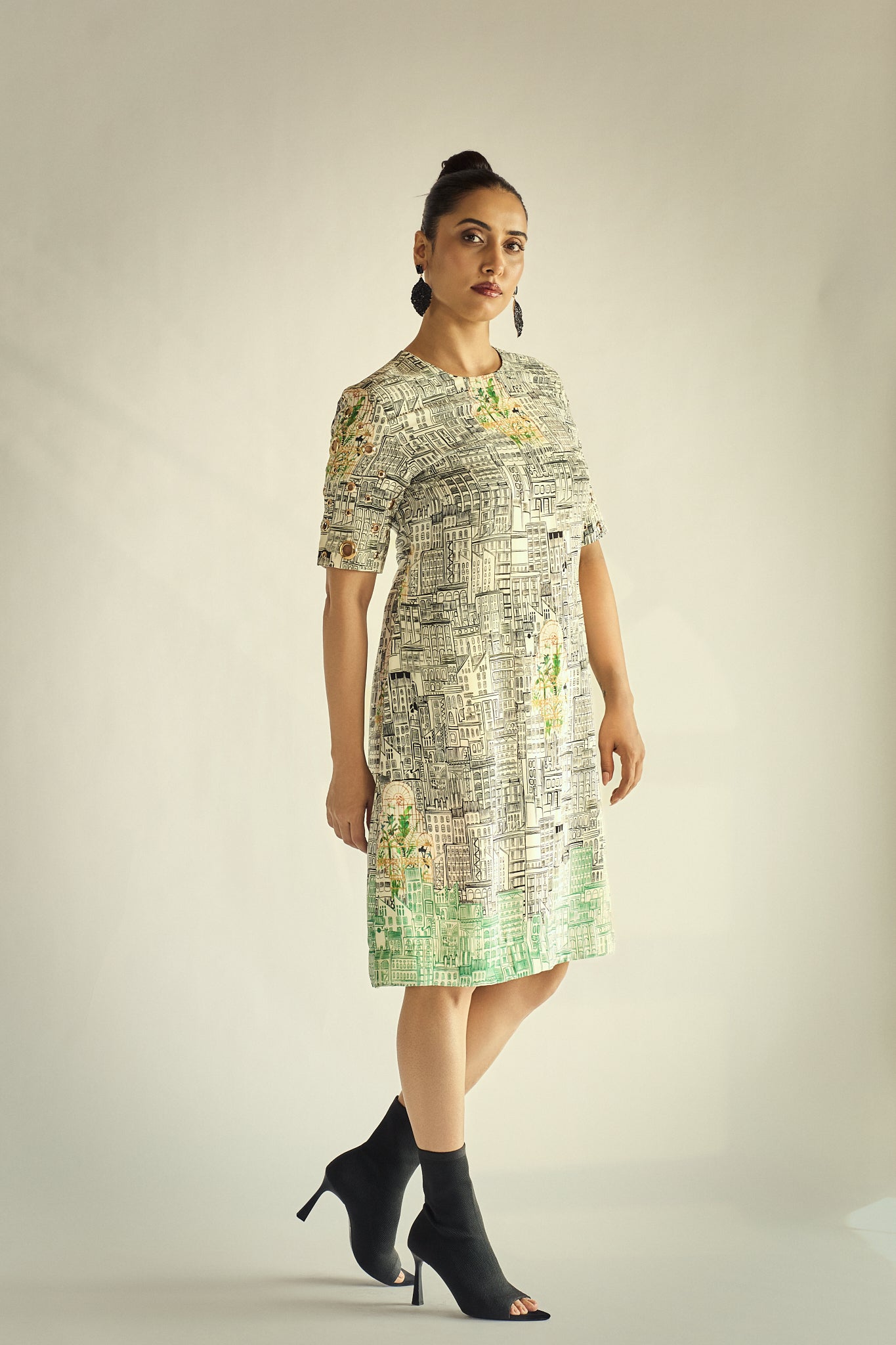 METRO MOSS DRESS