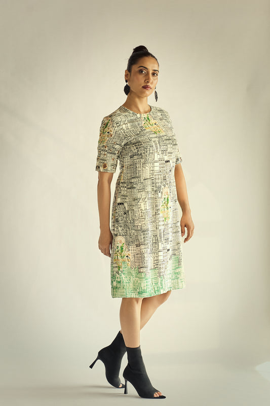 METRO MOSS DRESS
