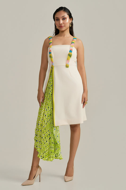 IVORY FLICKER DRESS