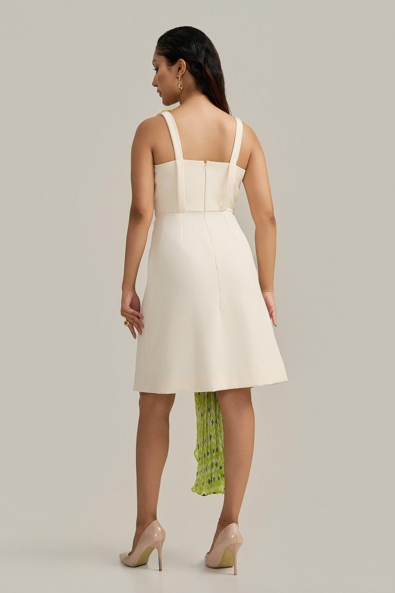 IVORY FLICKER DRESS