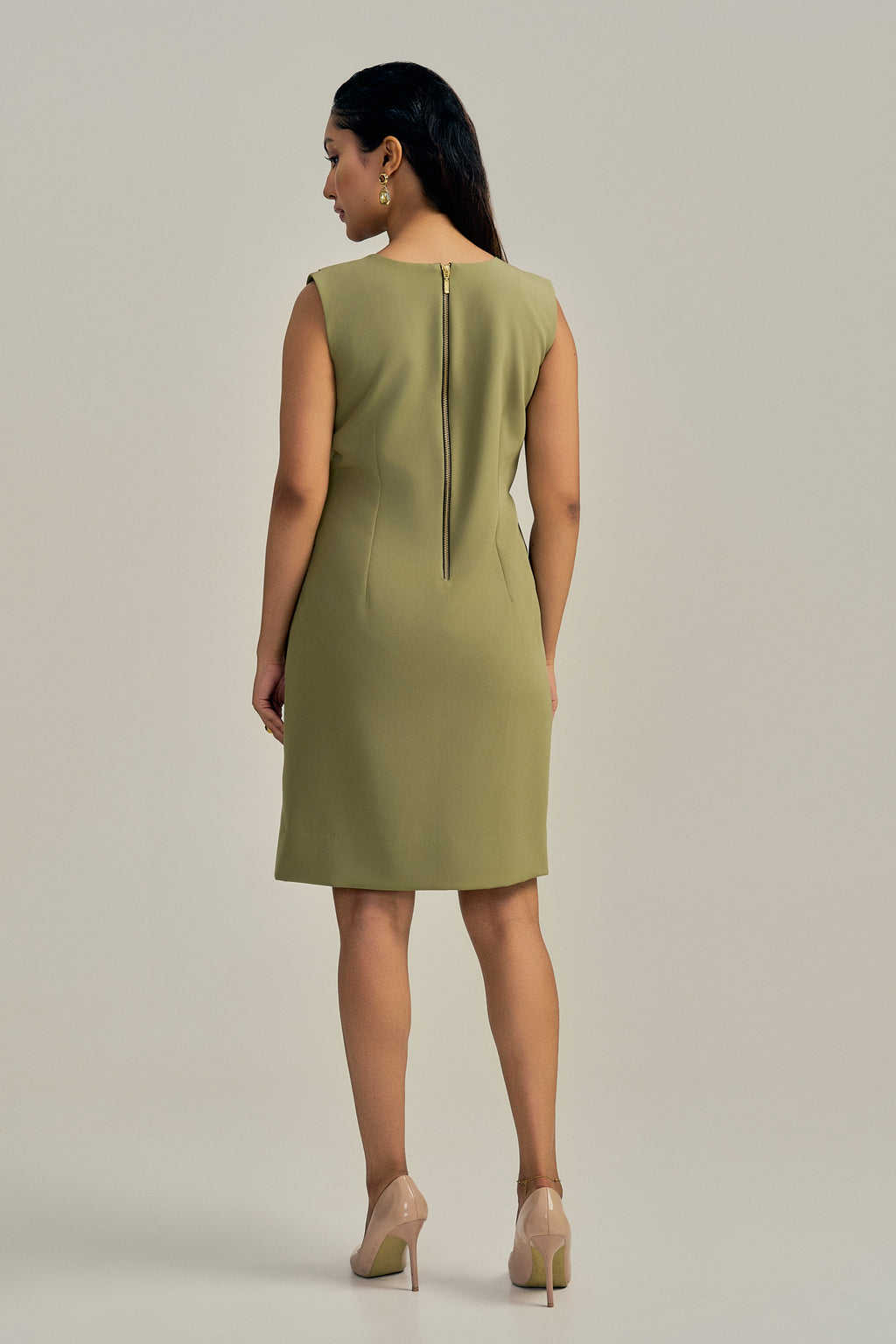 BUTTONED HARPER DRESS