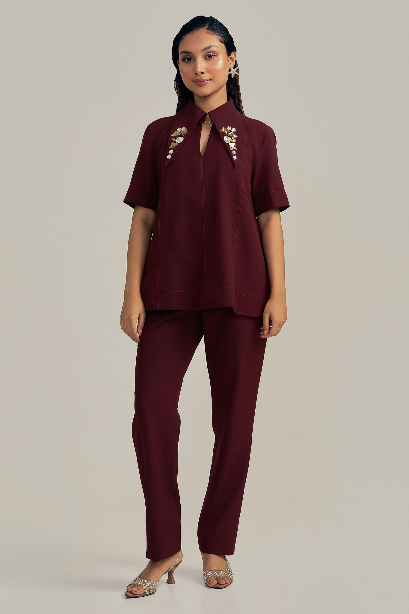MERLOT EDGE CO-ORD SET