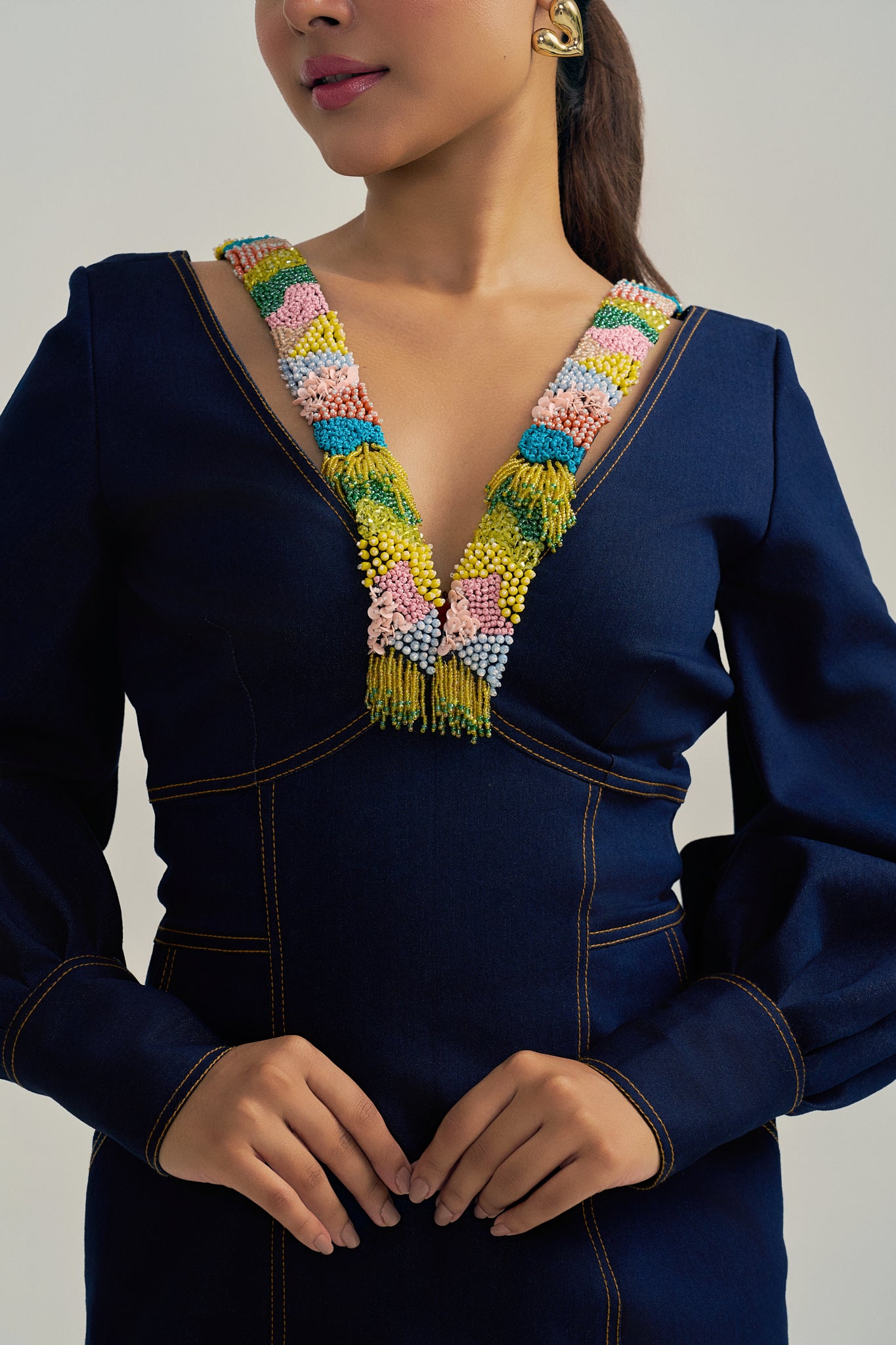 INDIGO BLOOM DRESS