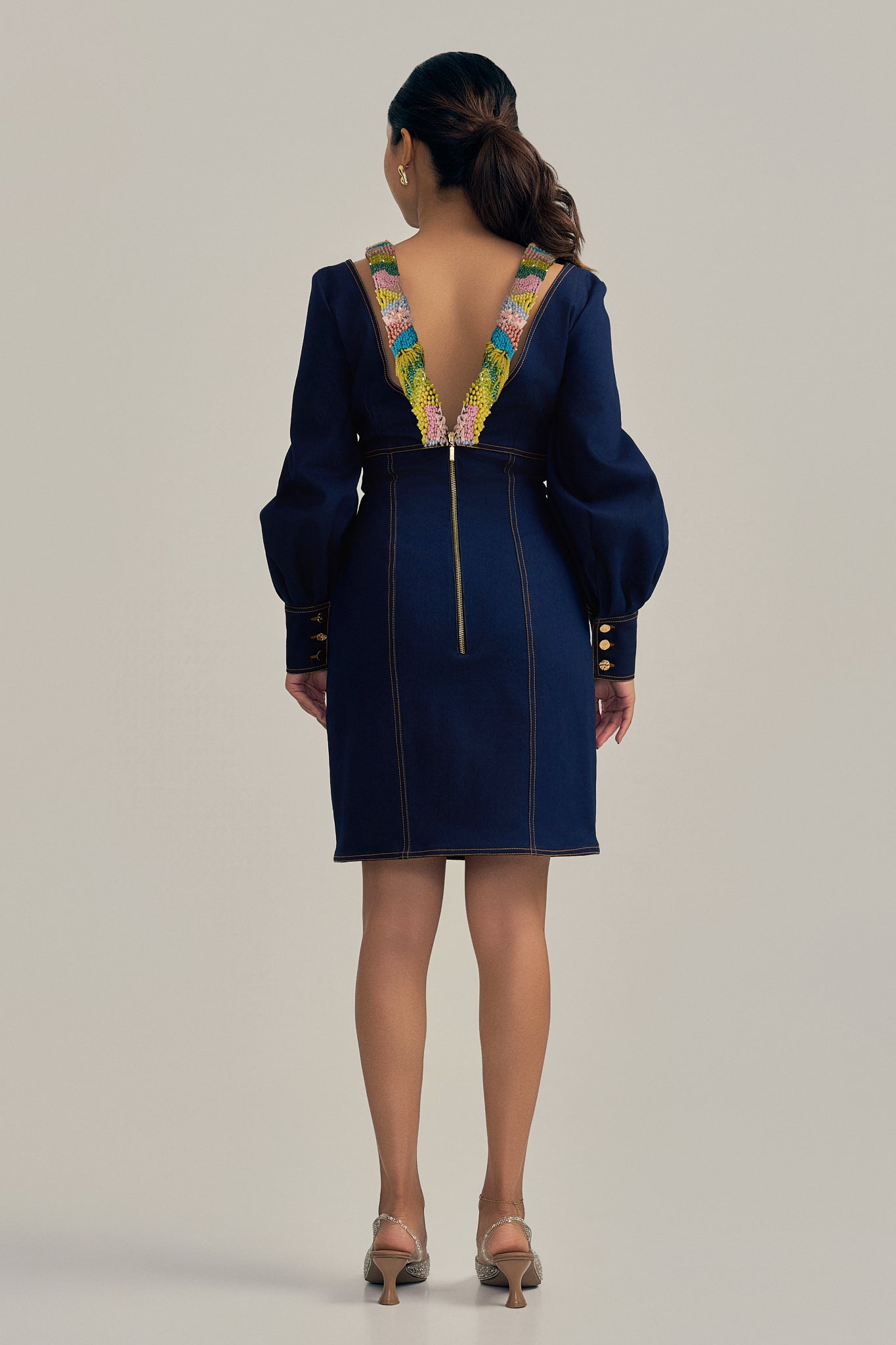 INDIGO BLOOM DRESS