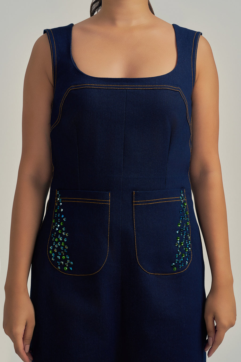 STARLIT INDIGO JUMPSUIT