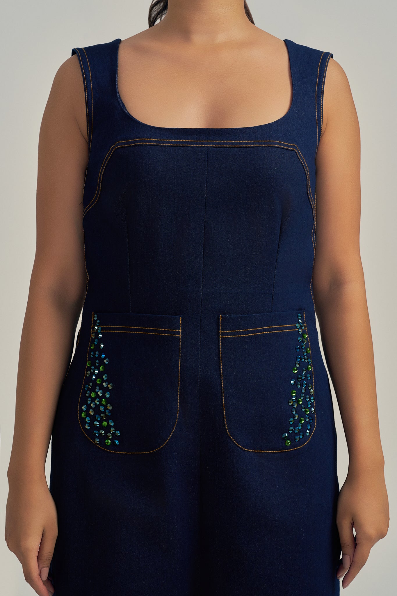 STARLIT INDIGO JUMPSUIT