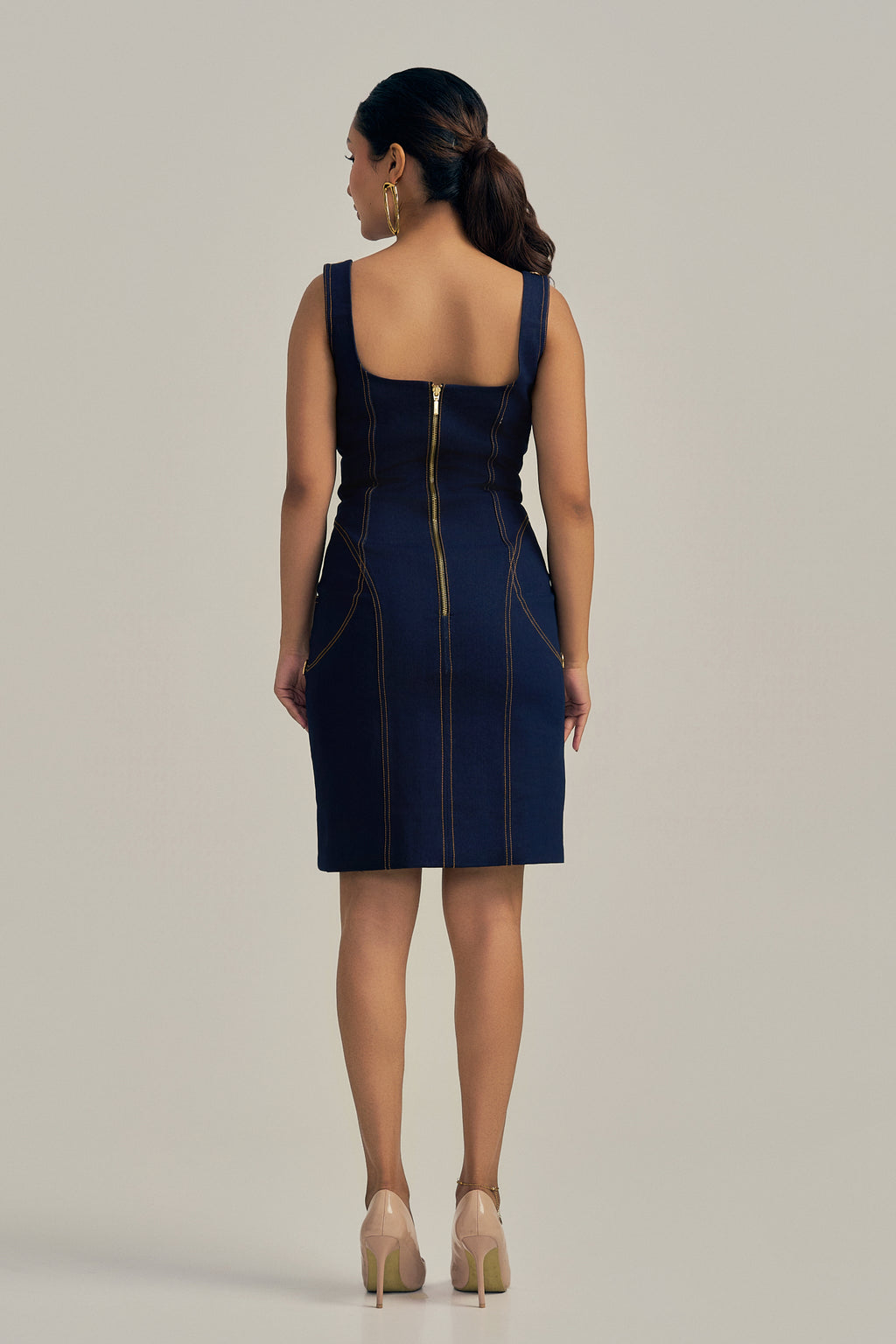 LINEA LUXE DENIM DRESS