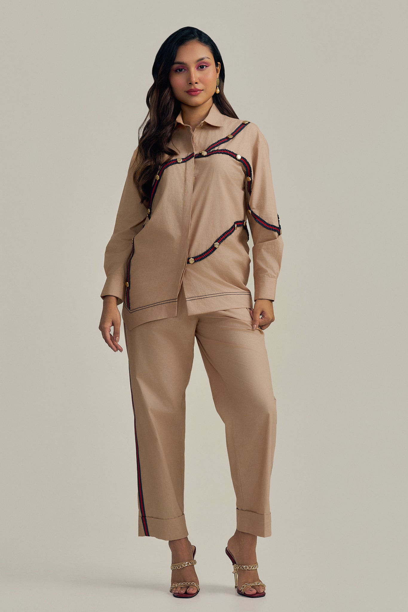 TWILL TRIM CO-ORD SET