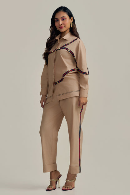 TWILL TRIM SHIRT