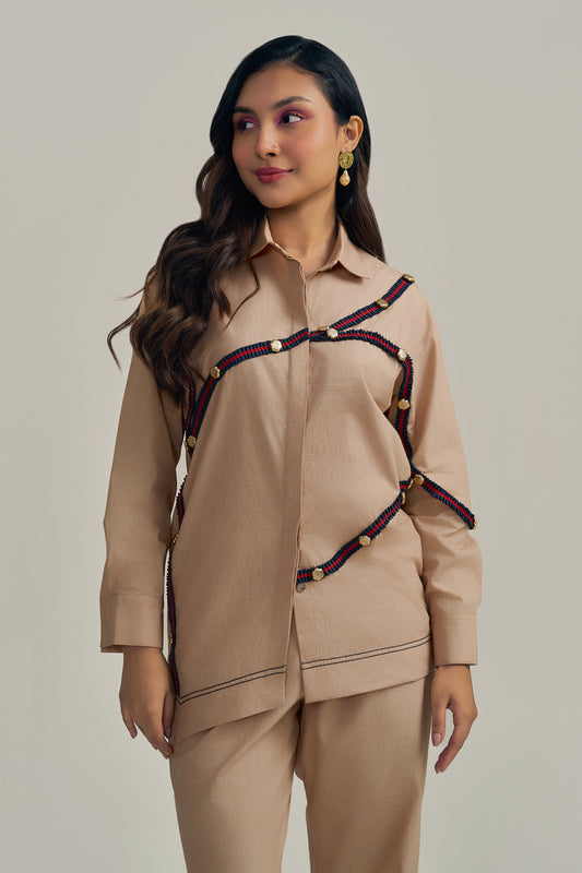 TWILL TRIM SHIRT