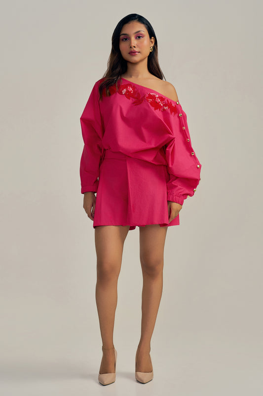 FUCHSIA FLAME CO-ORD SET