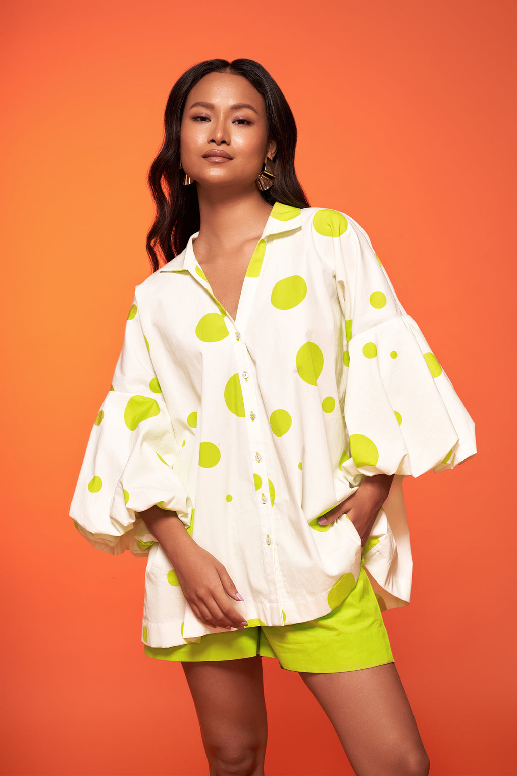 POLKAVERSE BELLOW SHIRT