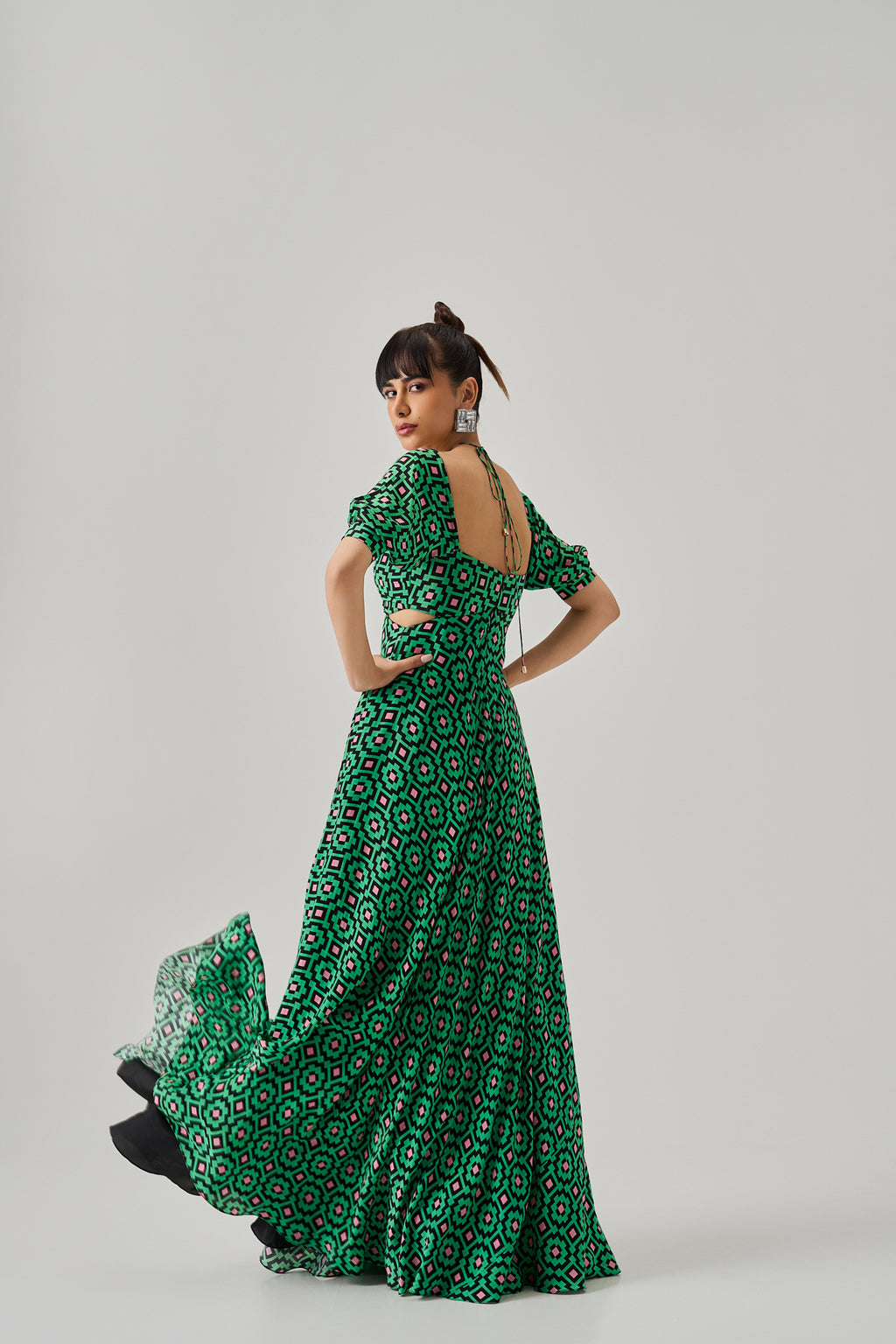 VECTOR RUCHED DRESS