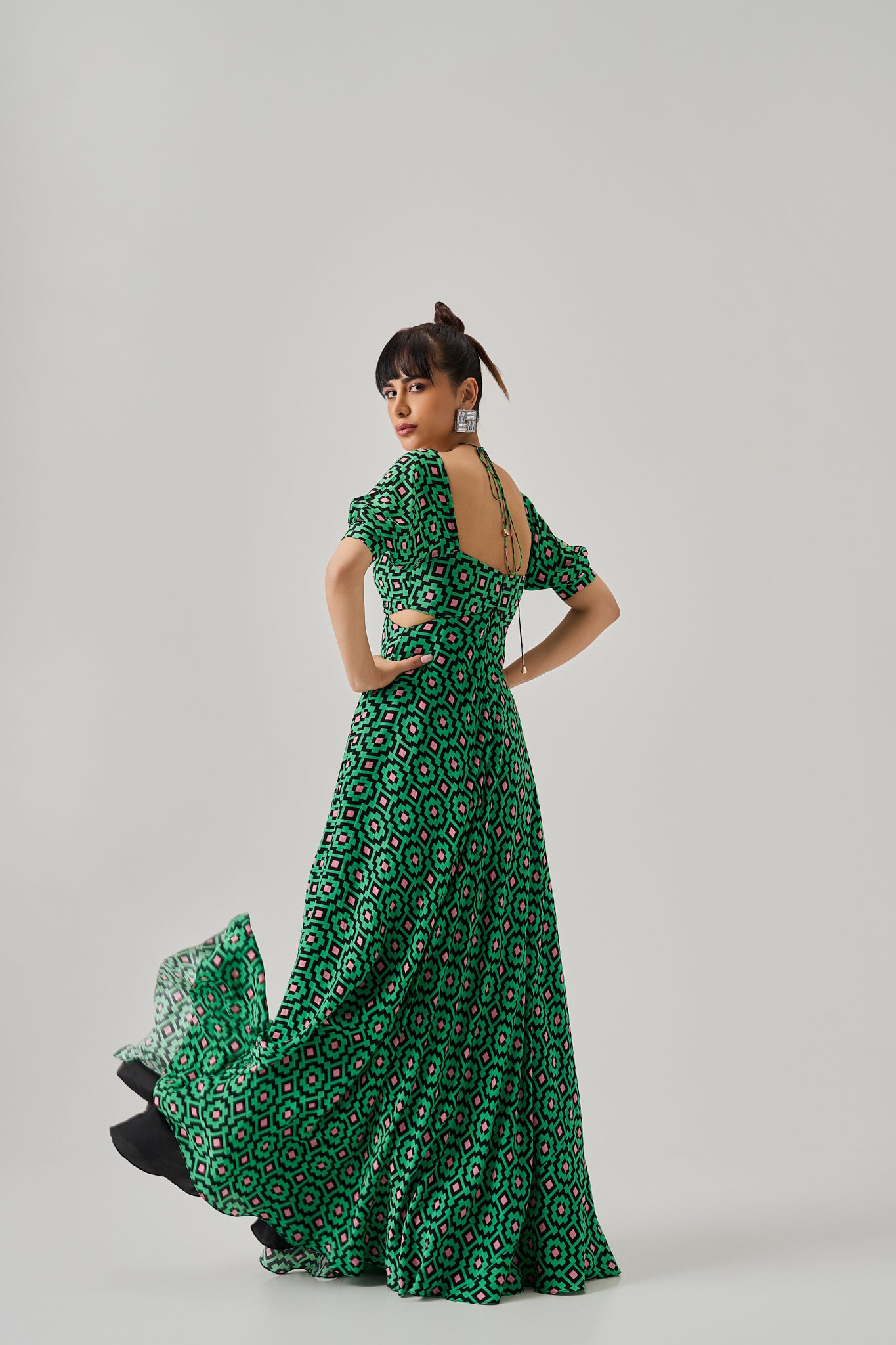 VECTOR RUCHED DRESS