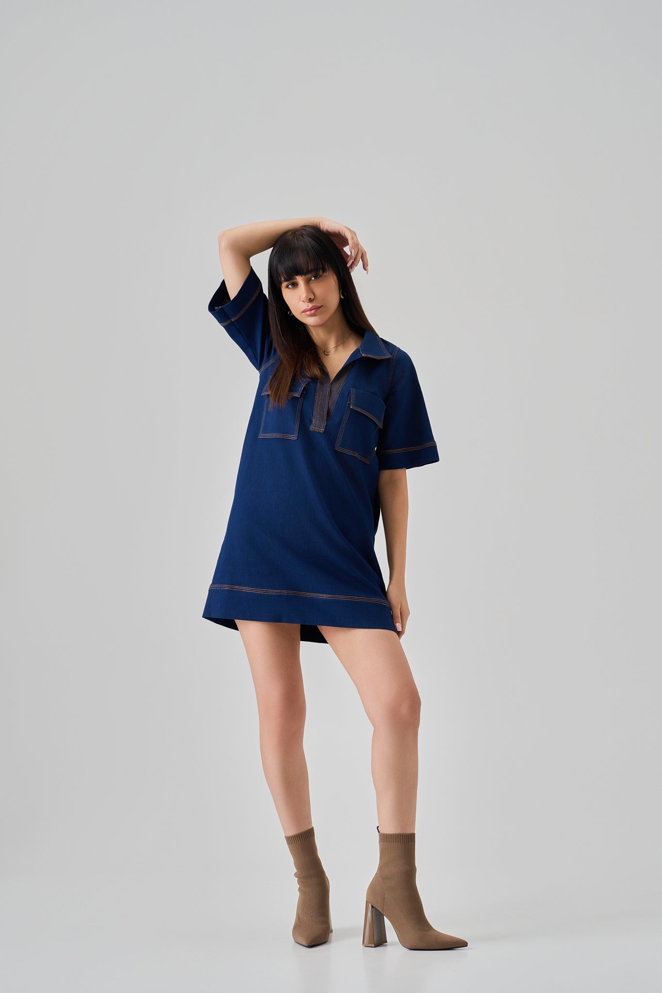 DENIM COHERENCE DRESS