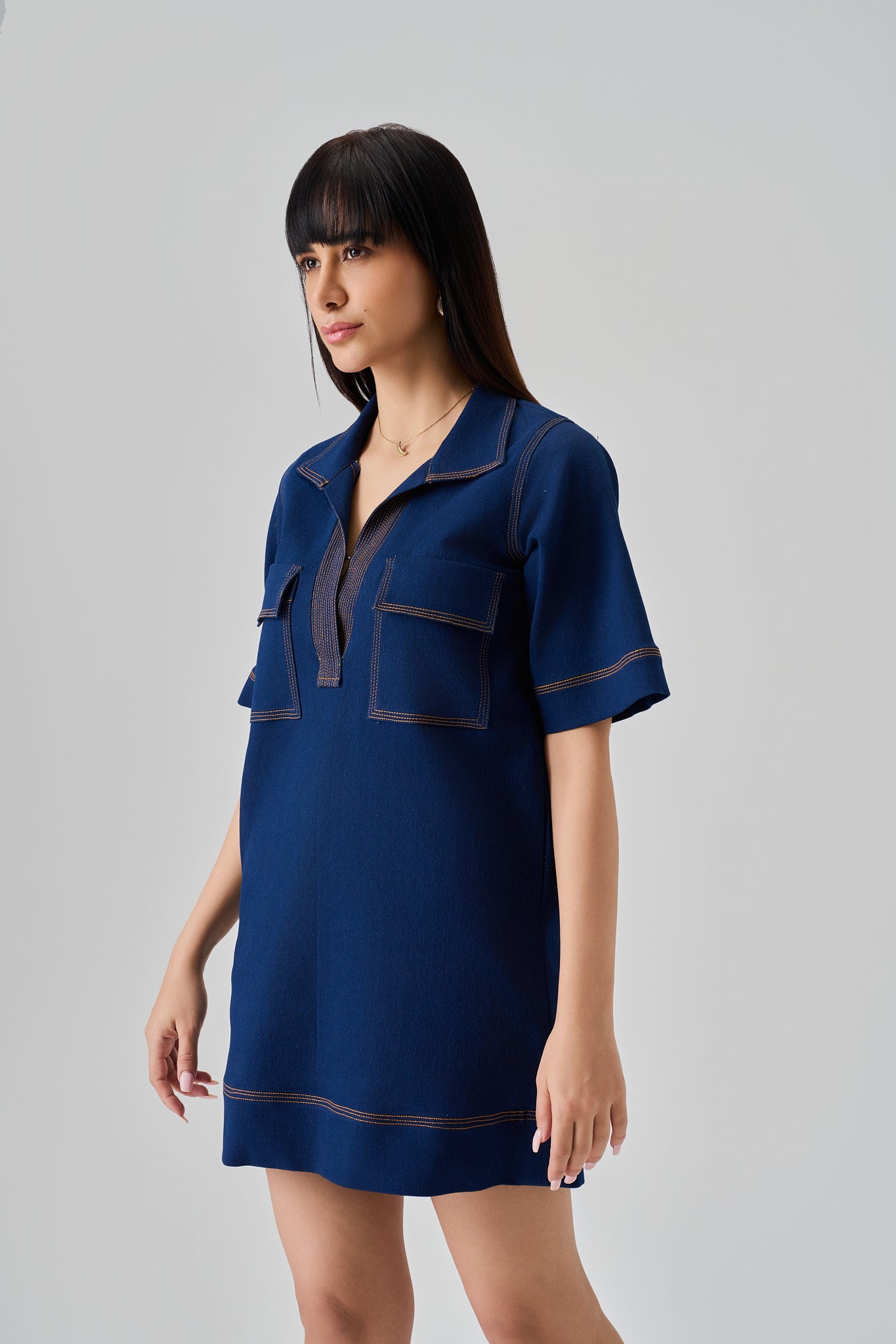 DENIM COHERENCE DRESS