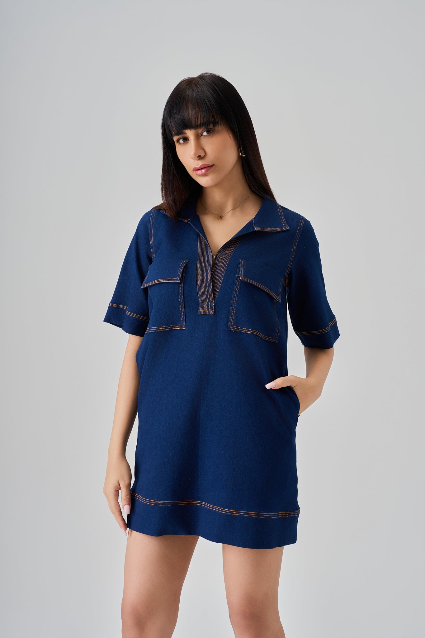 DENIM COHERENCE DRESS