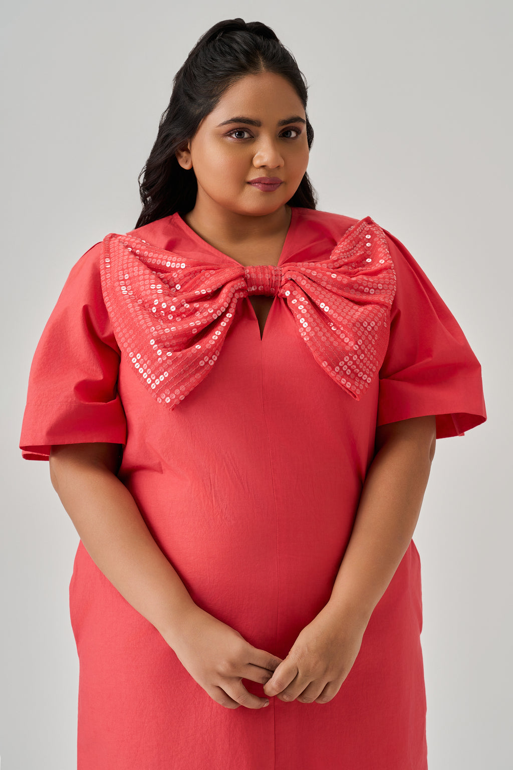 LUXE BOW DRESS