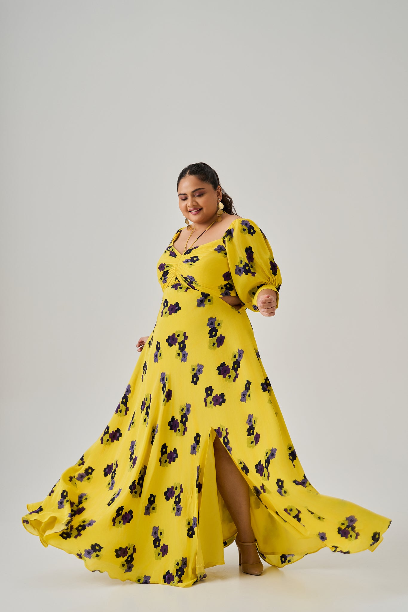 VECTOR RUCHED DRESS