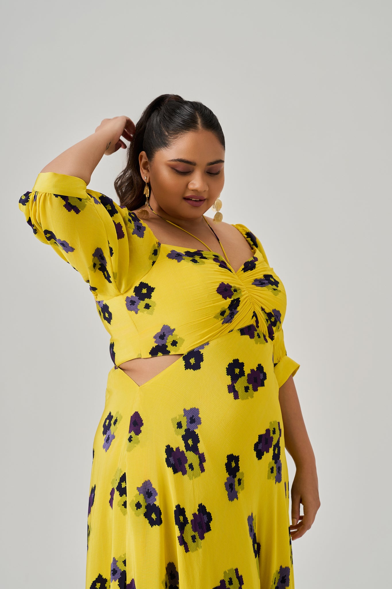 VECTOR RUCHED DRESS