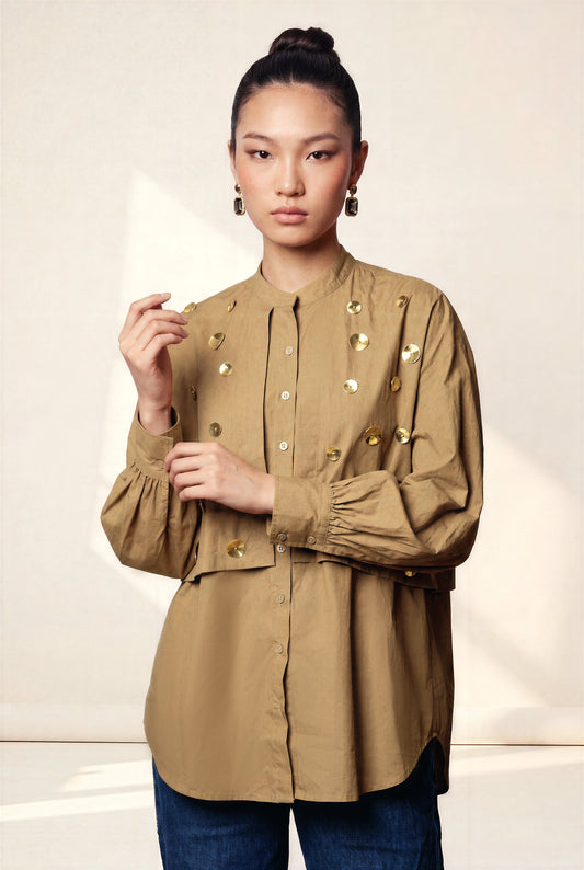 SANDY COIN SHIRT