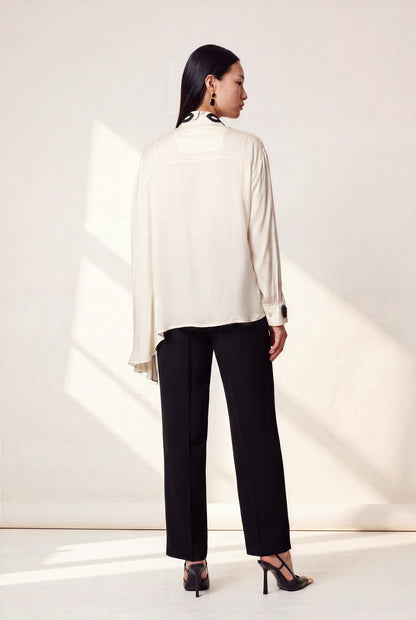 CREST DRAPE SHIRT