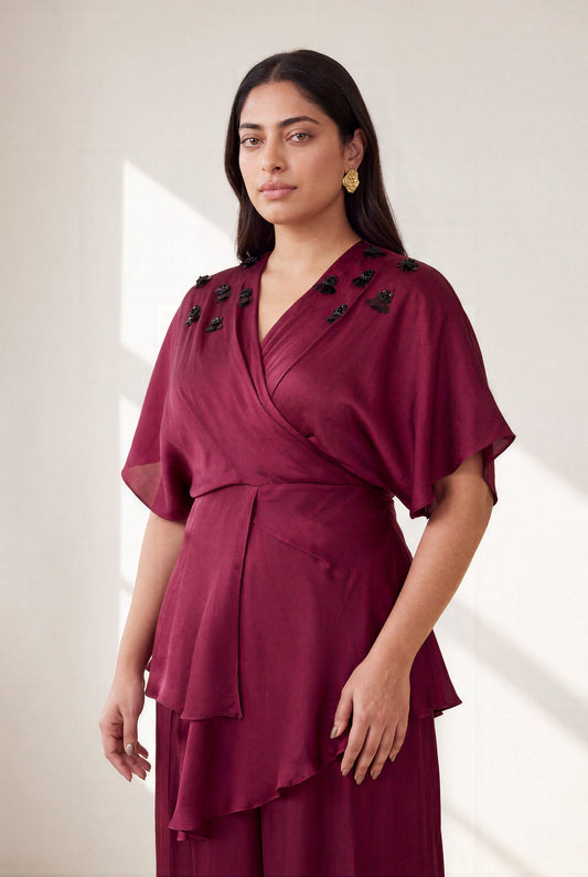 ROSETTE TOP (WINE)
