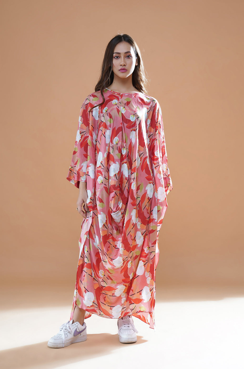 LUNA COWL DRESS