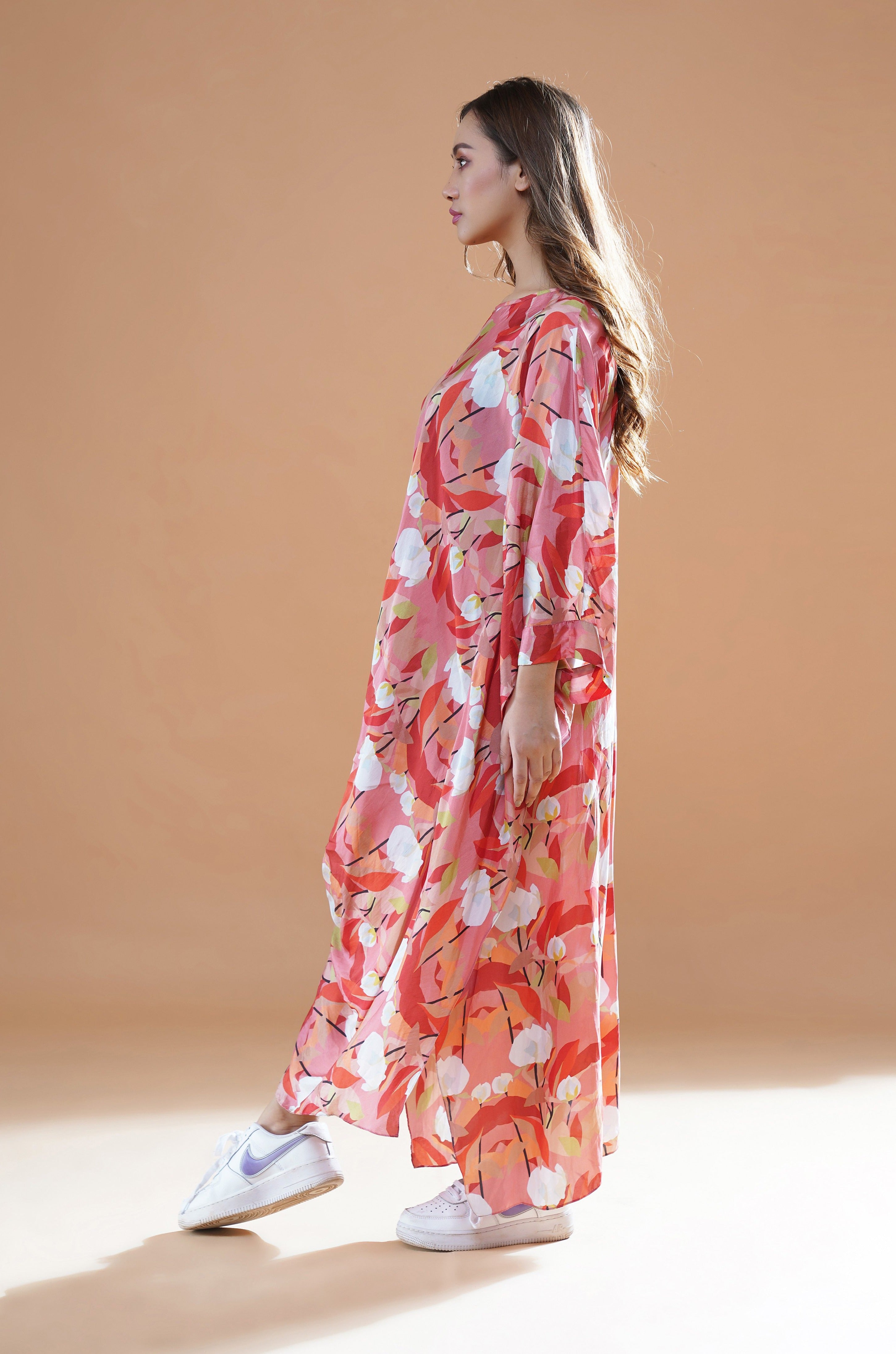 LUNA COWL DRESS